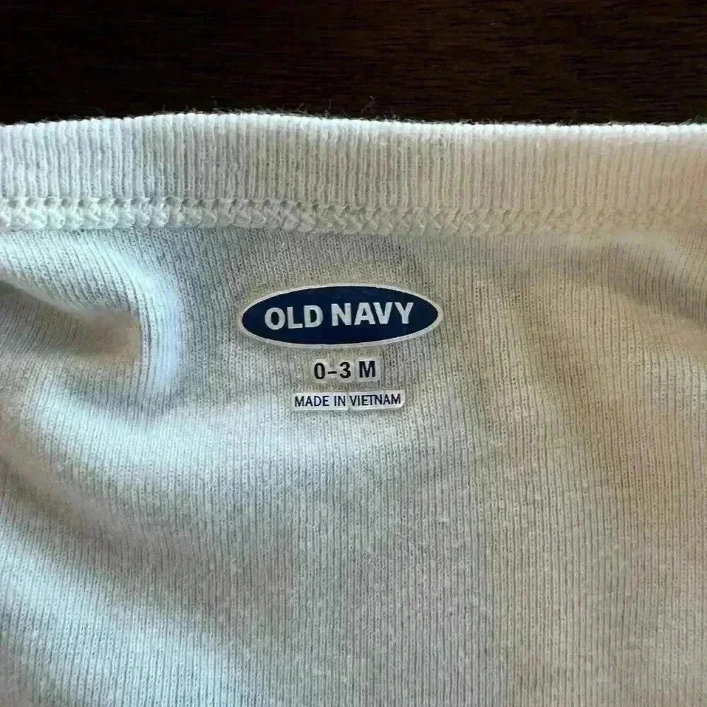 OLD NAVY. Lot of 3 Baby Boy Pajamas Long Sleeve 0-3 Months - Picture 12 of 16